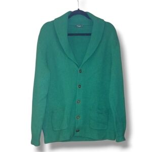 LIKE NEW J. Mclaughlin 100% Cashmere Shawl Collar Cardigan, Size Medium